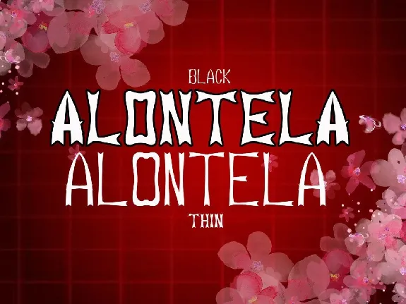 Alontela font