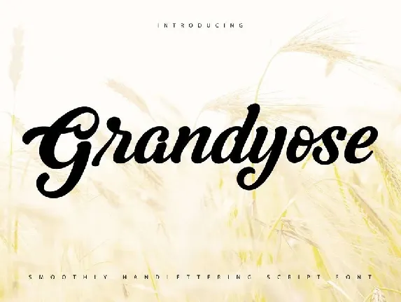 Grandyose Smoothly font