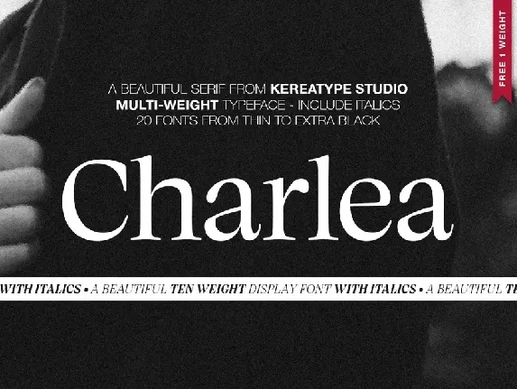 Charlea Demo font