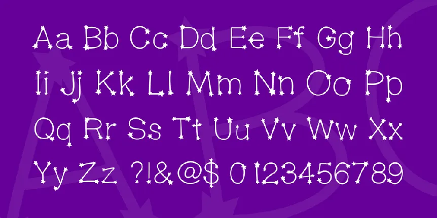 MidnightConstellations font