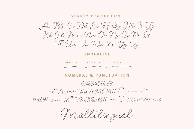 Beauty Hearty font