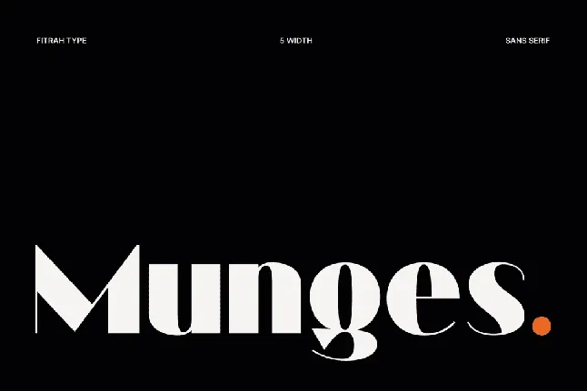 Munges font