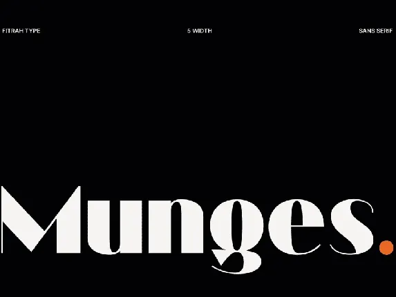 Munges font