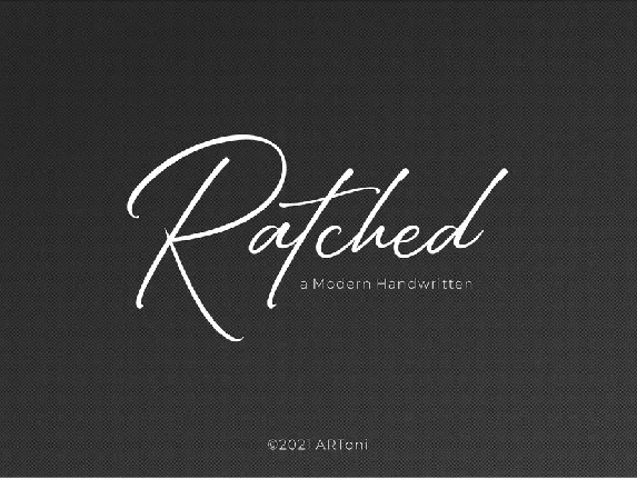 Ratched font