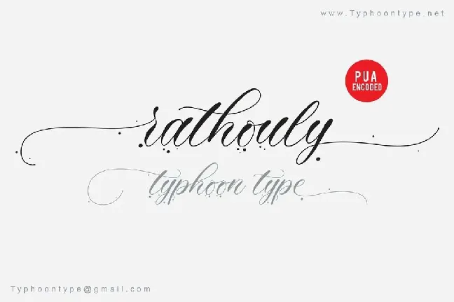 Rathouly font