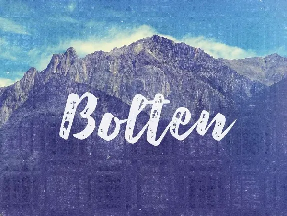 Bolten font