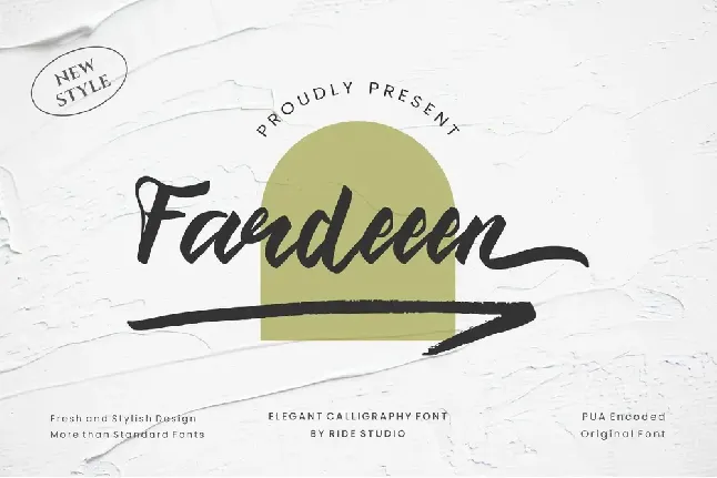 Fardeeen font