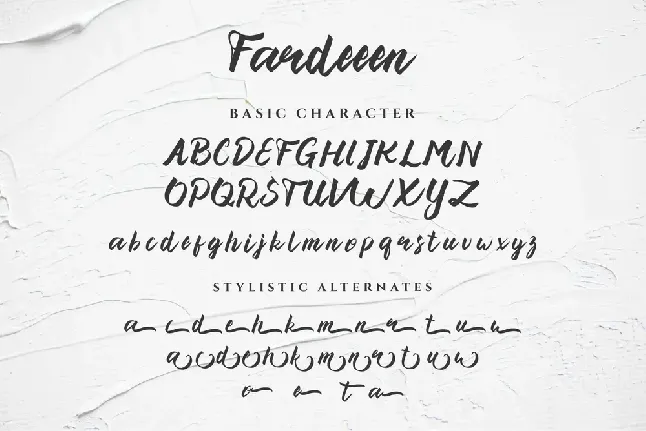 Fardeeen font