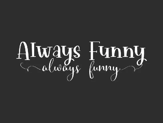 Always Funny Demo font