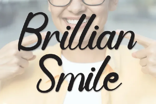 Brillian Smile font