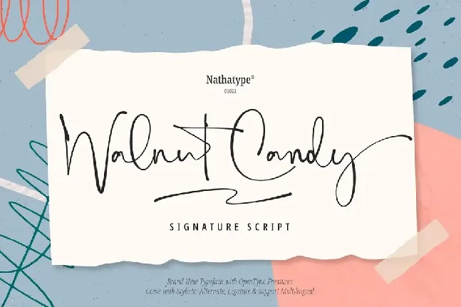 Walnut Candy font