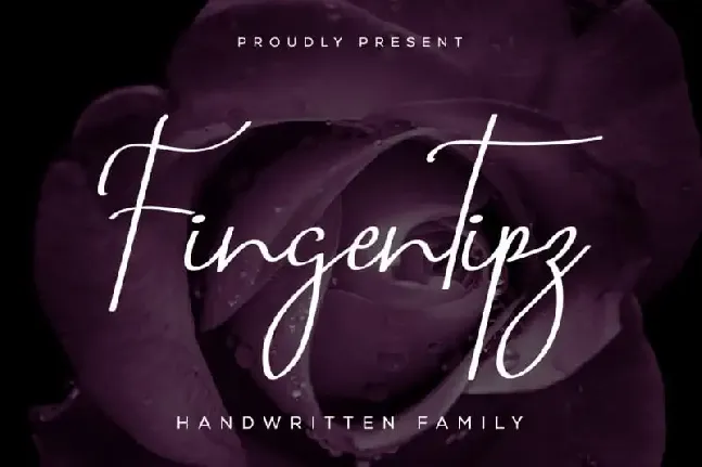 Fingertipz Handwriting font