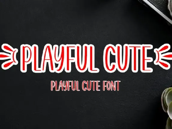 Playful Cute Display font