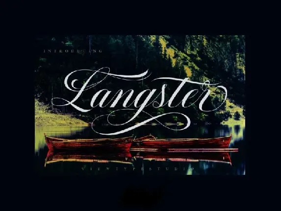 Langster font