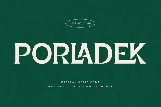 Porladek font