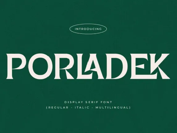 Porladek font