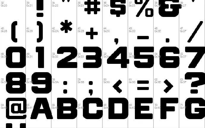 Rayon font