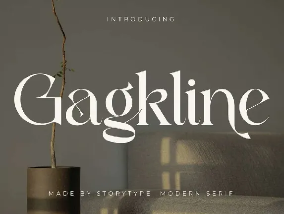 Gagkline font