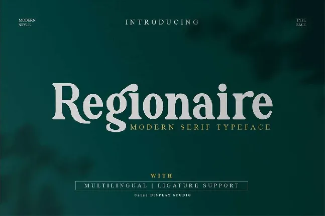 Regionaire font