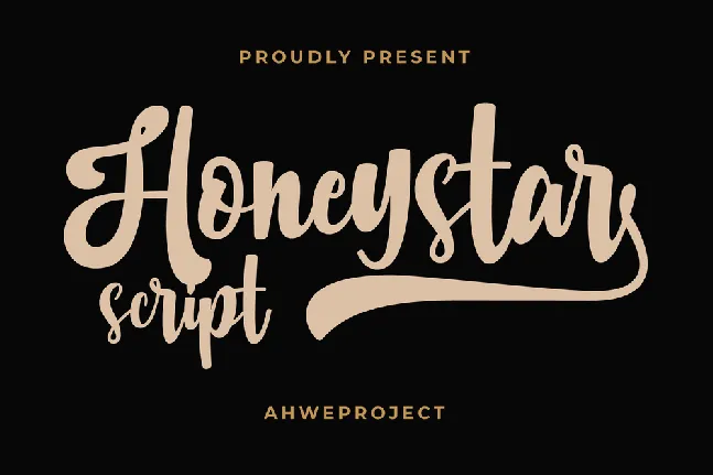 Honeystar font