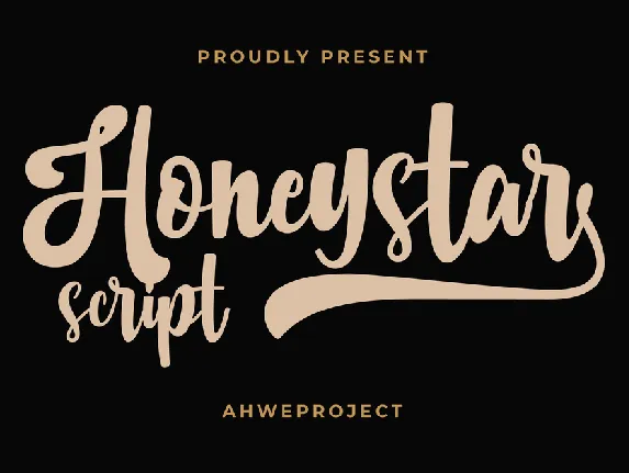 Honeystar font