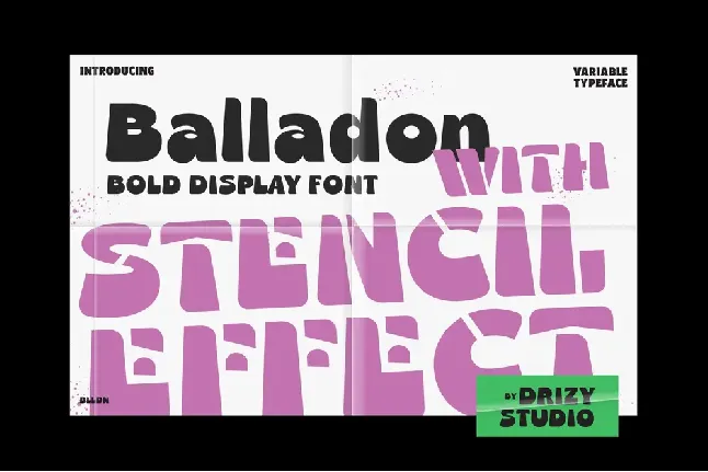 Balladon Demo font