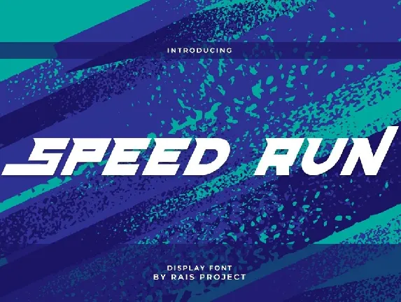 Speed Run font