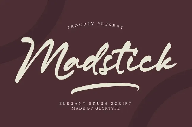 Madstick font