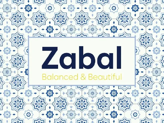 Zabal Family font