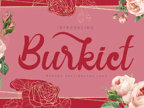 Burkict font