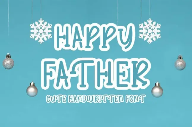 Happy Father Display font