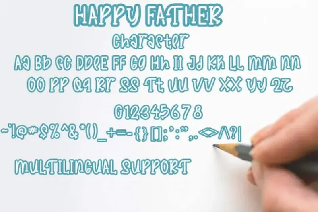 Happy Father Display font