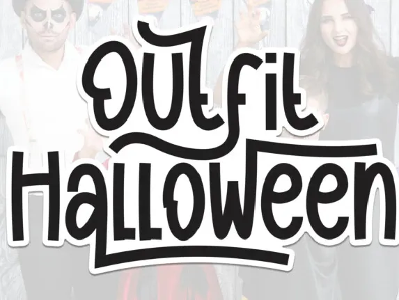 Outfit Halloween Display font