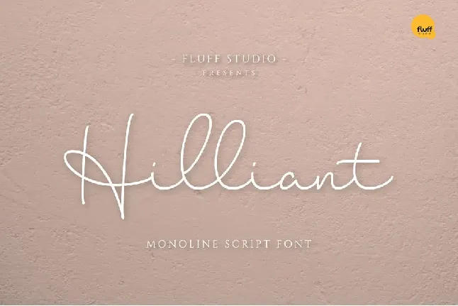 Hilliant font