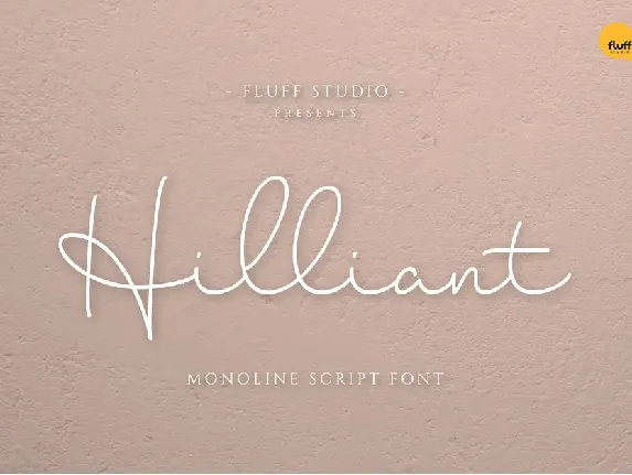 Hilliant font