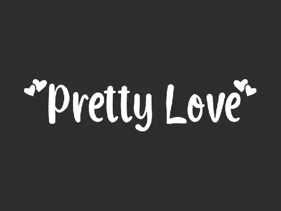 Pretty Love Demo font