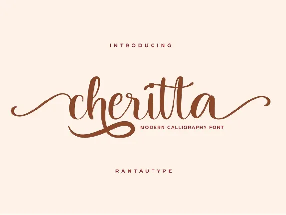 Cheritta font