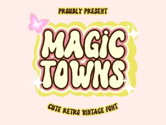 Magic Towns font