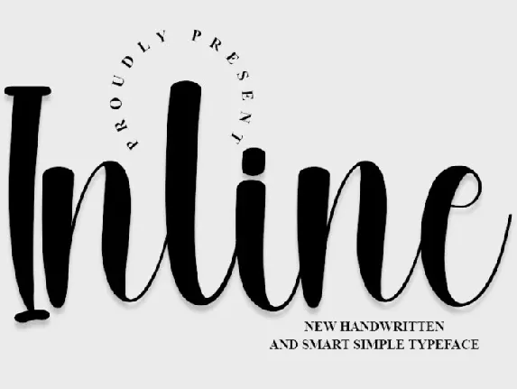 Inline font