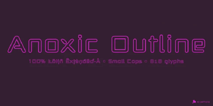 Anoxic Family font