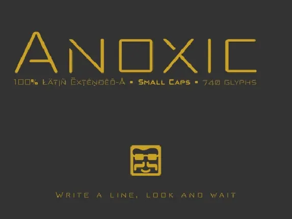 Anoxic Family font