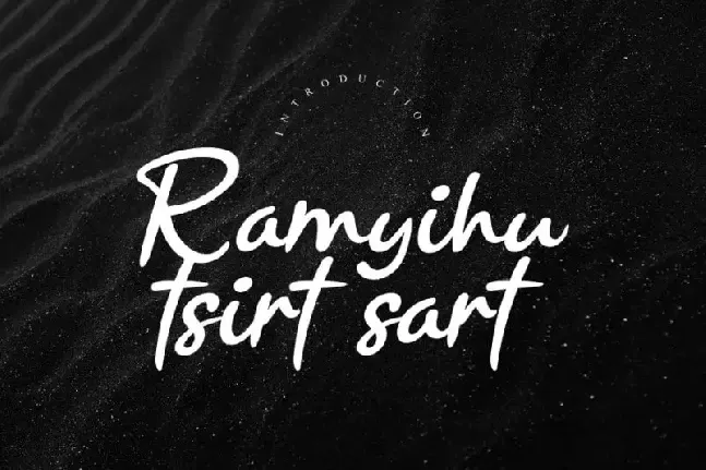 Ramyihu Handwritten font