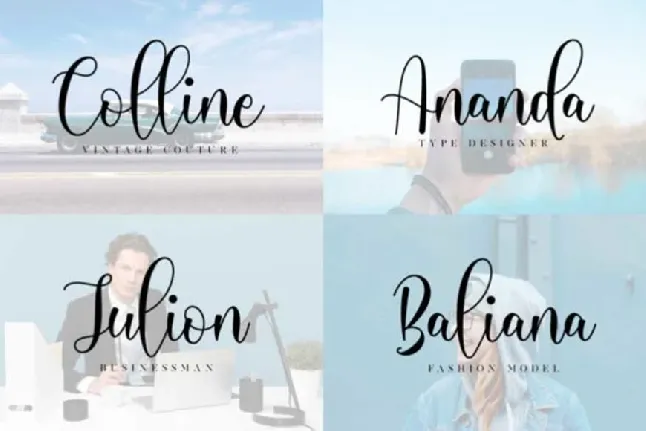 Michalina Script font