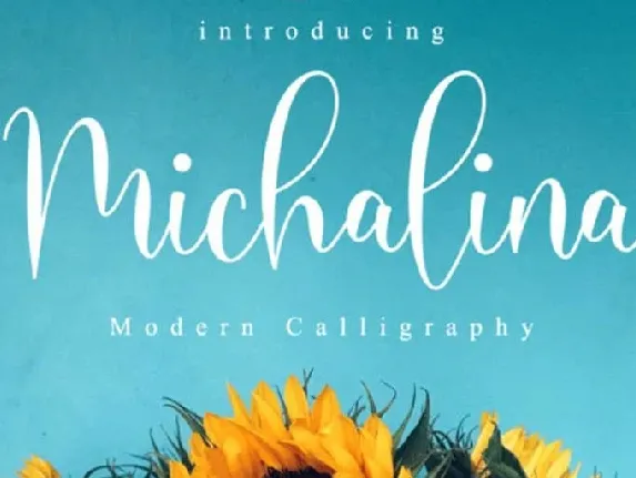 Michalina Script font