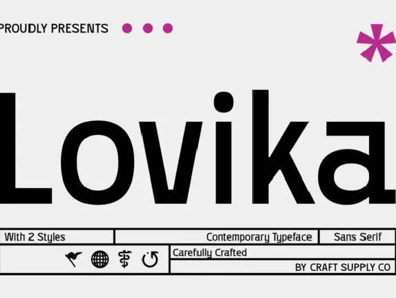 Lovika font