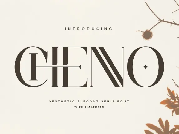 Chenno font