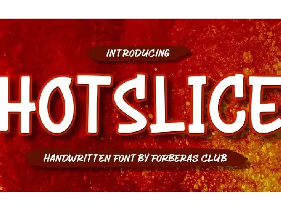 Hot Slice font