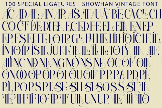 Showhan Vintage font