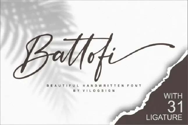 Battofi font