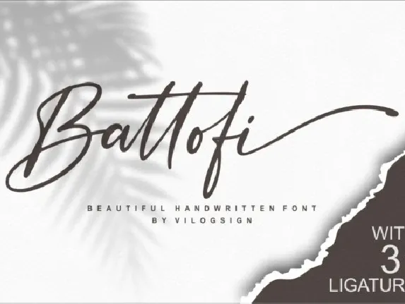 Battofi font